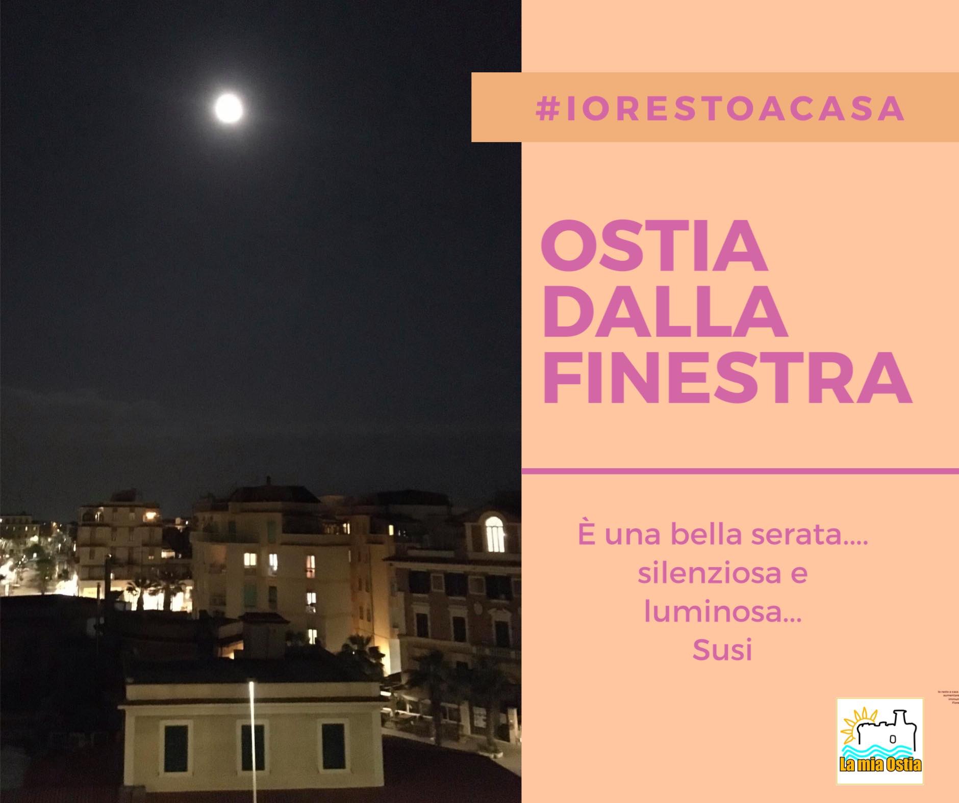 Ostia dalla finestra: mese di aprile